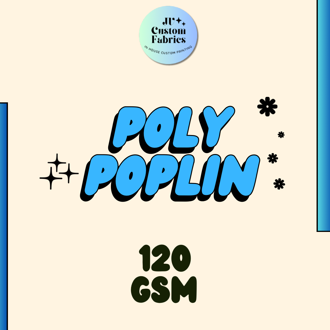 Custom Printed Poly Poplin