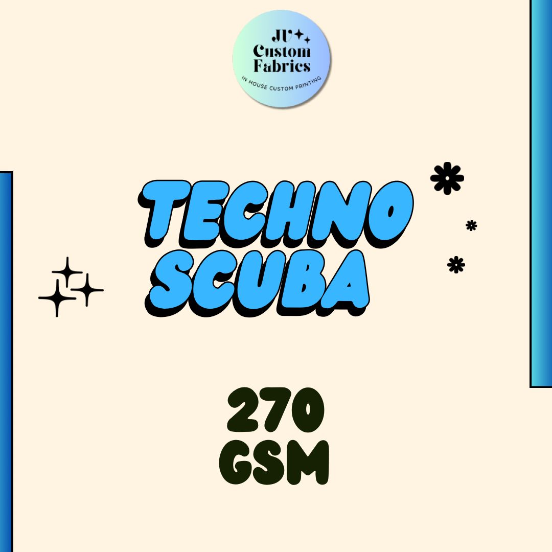Custom Printed Techno Scuba