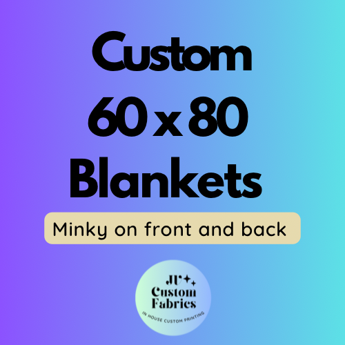 60 x 80 Double Sided Minky Blanket