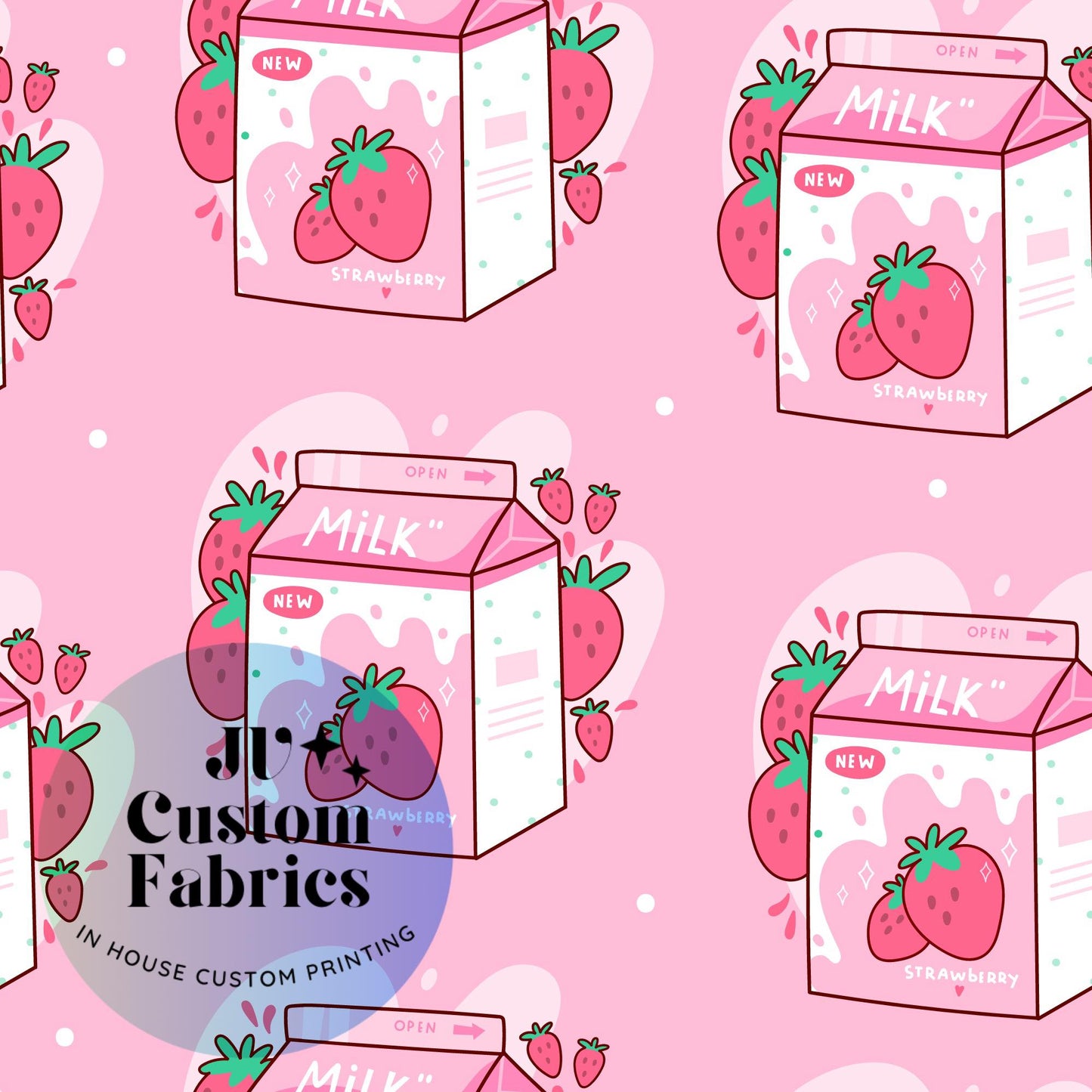 Strawberry Milk Cartons